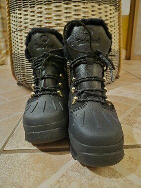 TIMBERLAND EURO HIKER SHELL TOE BLACK AND GOLD